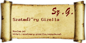 Szatmáry Gizella névjegykártya